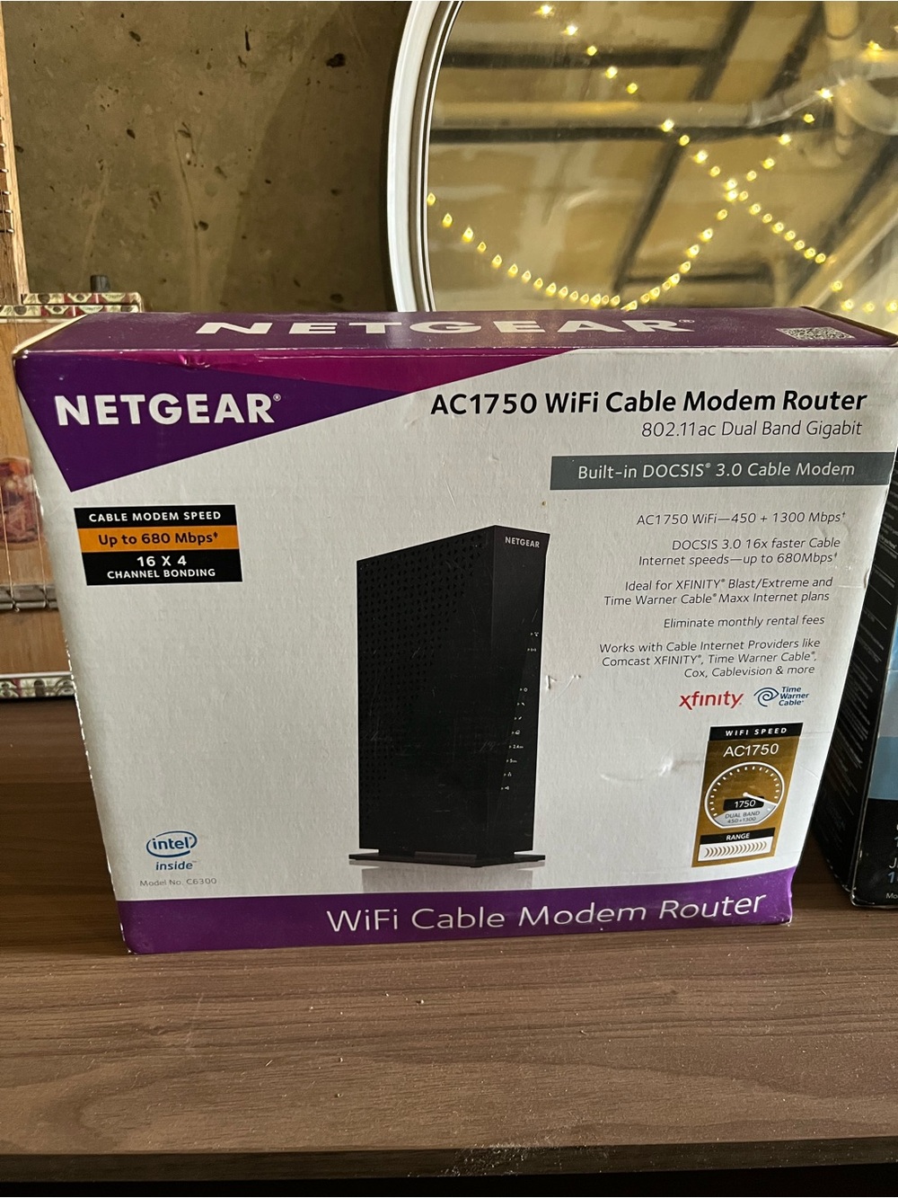 NETGEAR AC1750 WiFi Cable Modem Router